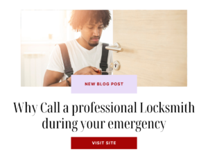why call a professional Locksmith